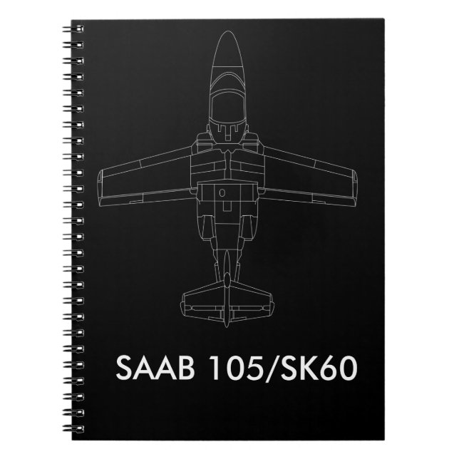 SAAB 105/SK 60 Aircraft Notebook (Front)