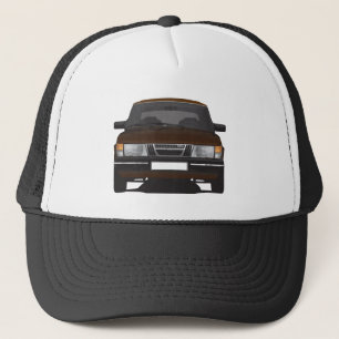Saab 900 turbo (brown) trucker hat