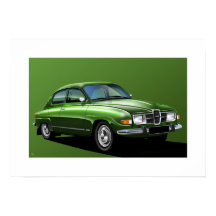 SAAB 96 Illustration