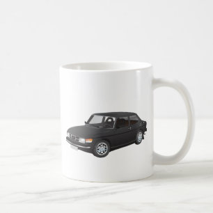 Saab 99 black coffee mug