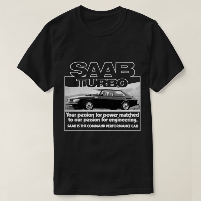 SAAB 99 TURBO       T-Shirt (Design Front)
