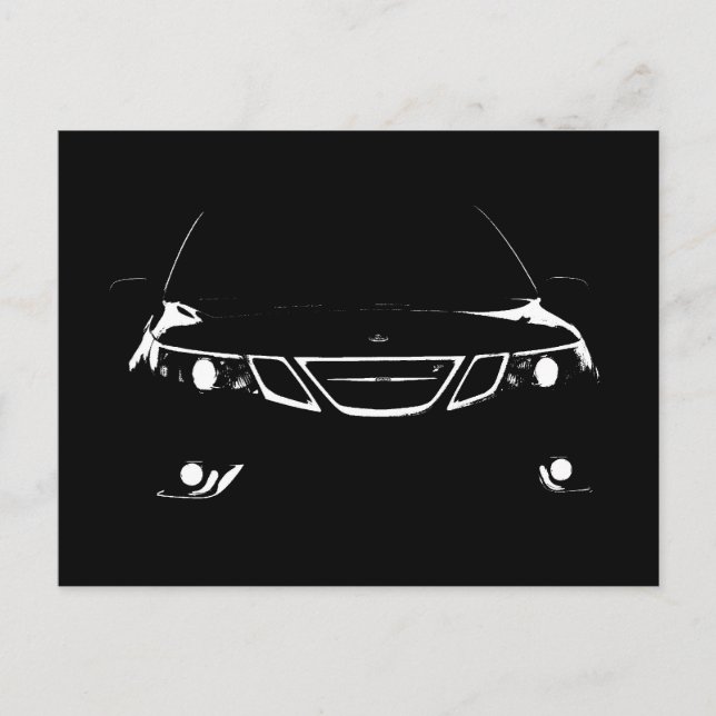Saab 9-3 Aero Postcard (Front)