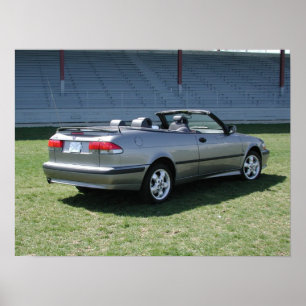 Saab 9-3 Convertible Poster
