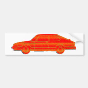Saab Profile Bumper Sticker