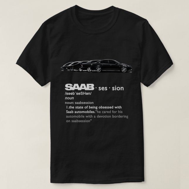 SAAB • ses • sion   T-Shirt (Design Front)