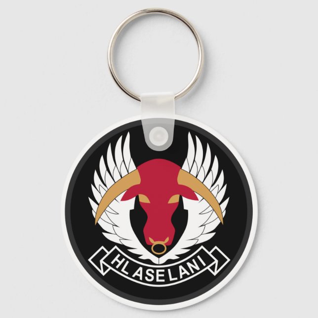 SAAF Patch South African Air Force 16 Squadron Bad Key Ring (Front)