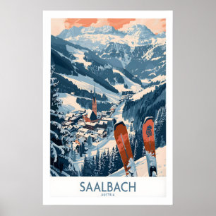 Saalbach Poster Austria 1