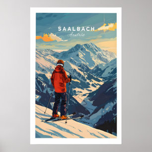 Saalbach Ski Poster- Austria 1 Poster