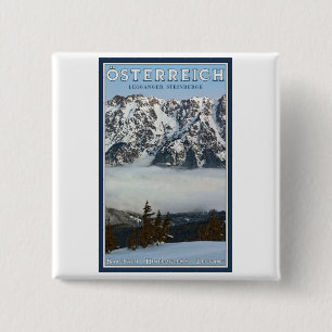 Saalbach - Valley Fog 15 Cm Square Badge