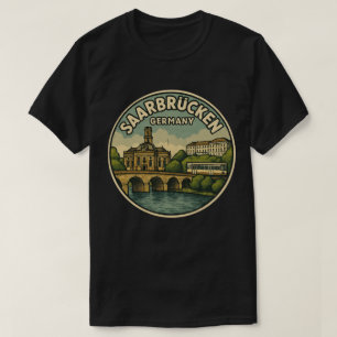 Saarbrücken Germany City View T-Shirt