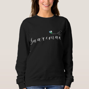 Saaremaa Flag Heart, Estonia Sweatshirt