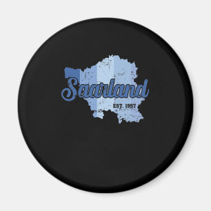 Saarland altes Bundesland Deutschland Magnet