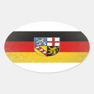 Saarland Oval Sticker