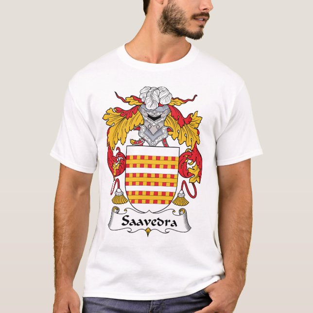 Saavedra Family Crest T-Shirt (Front)