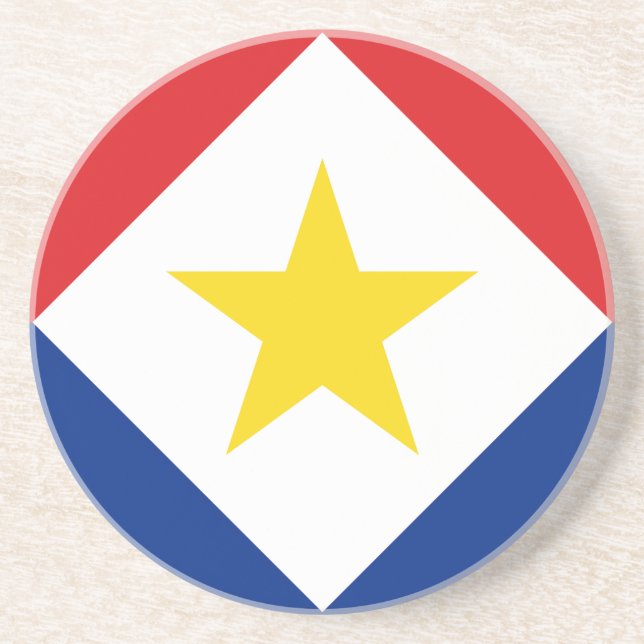 Saba Flag Coaster (Front)
