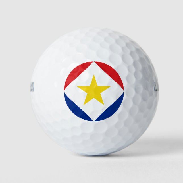 Saba Flag Golf Balls (Front)