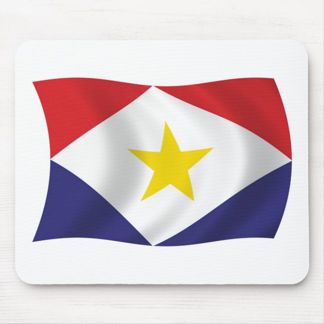 Saba Flag Mousepad (Front)
