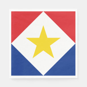 Saba Flag Napkin