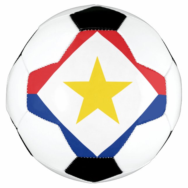 Saba Flag Soccer Ball (Front)