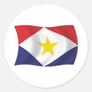 Saba Flag Sticker
