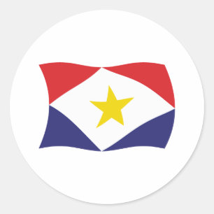 Saba Flag Sticker