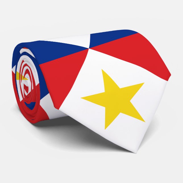 Saba Flag Tie (Rolled)