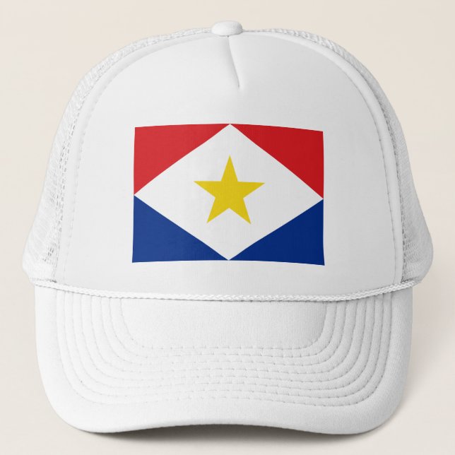 Saba Flag Trucker Hat (Front)