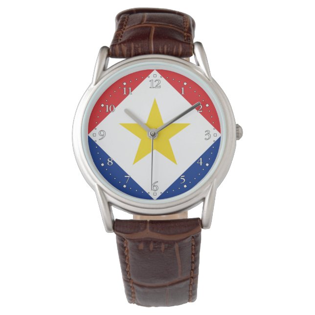 Saba Flag Watch (Front)