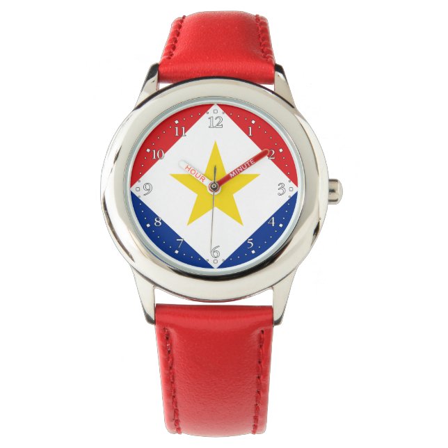 Saba Flag Watch (Front)