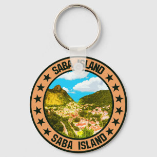 Saba Island Key Ring