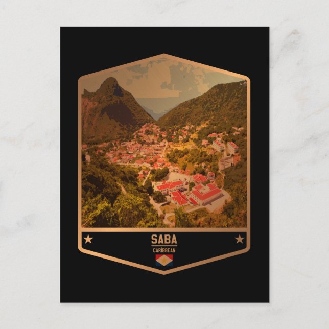 Saba Postcard (Front)