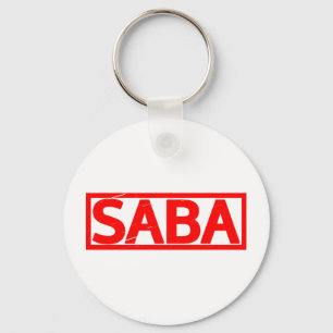 Saba Stamp Key Ring