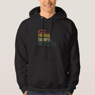 Saba The Man The Myth The Mensch Yiddish Grandpa H Hoodie