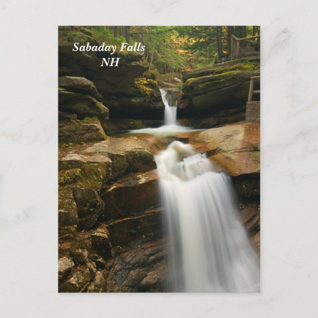 Sabaday Falls , NH   Postcard (Front)