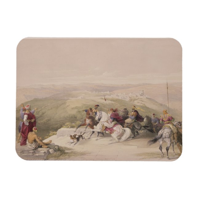 Sabaste, ancient Samaria, April 17th 1839, plate 4 Magnet (Horizontal)