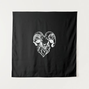 Sabbatic Baphomet Goat Evil Satanic Tapestry