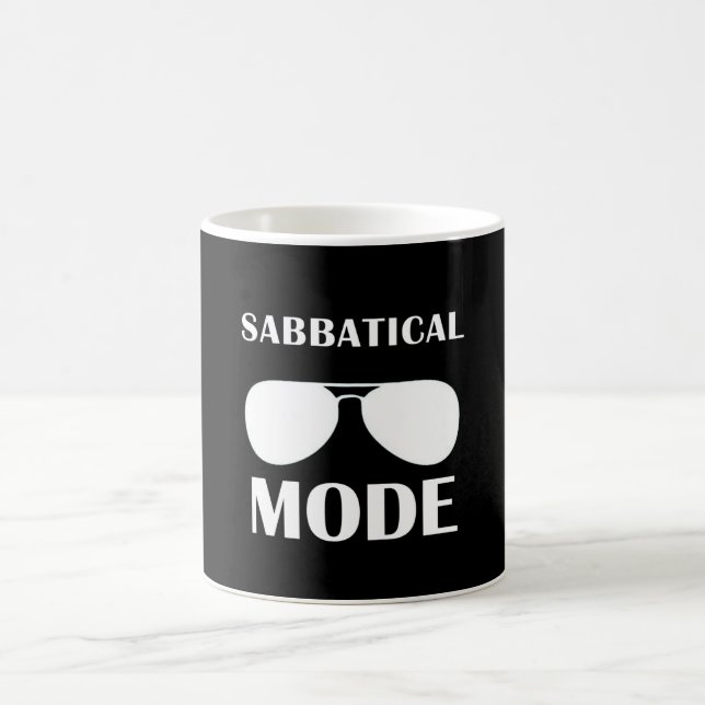 Sabbatical mode sunglasses coffee mug (Center)