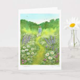 'Sabbatical' Watercolour Art Card, left blank Card