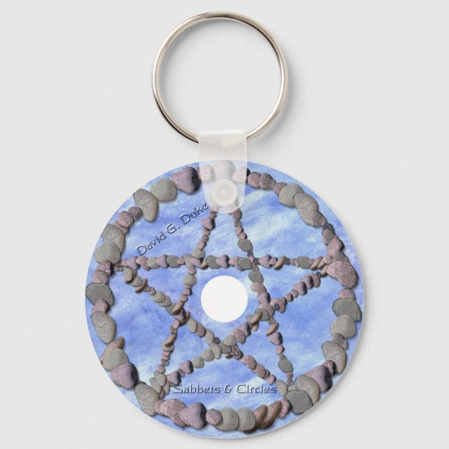 sabbets Disc Label Key Ring (Front)