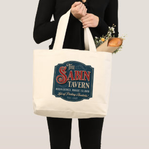 Sabin Tavern - Jumbo Tote! Large Tote Bag