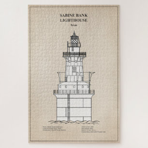 Sabine Bank Lighthouse - Texas - SBD Jigsaw Puzzle