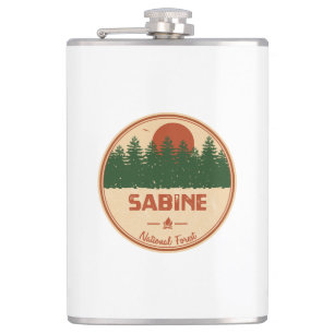 Sabine National Forest Hip Flask