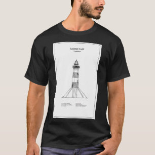 Sabine Pass Lighthouse  Louisiana  BD TShirt