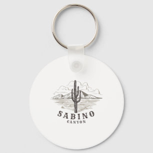 Sabino Canyon Tucson Arizona Cactus Hiking Outdoor Key Ring