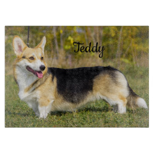 Sable Cardigan Welsh Corgi Dog Cutting Board