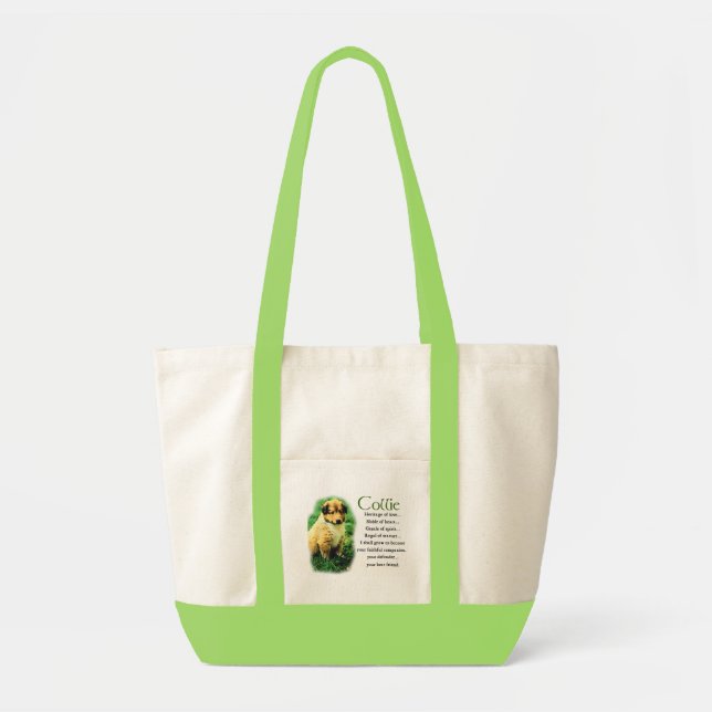 Sable Collie Gifts Tote Bag (Front)