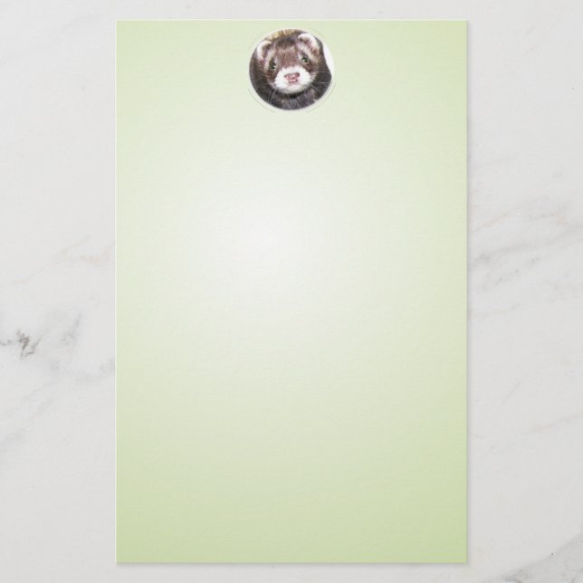 Sable Ferret Picture Stationery (Front)