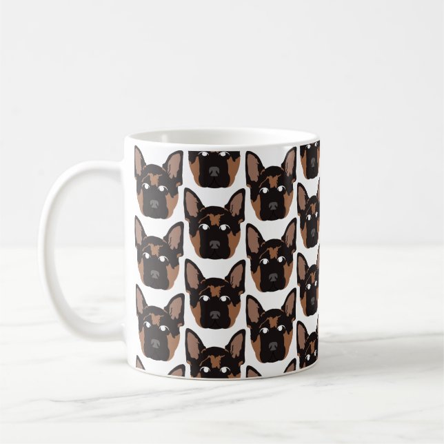 Sable German Shepherds on Mug (Left)