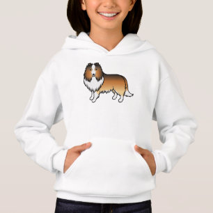 Sable Shetland Sheepdog Sheltie Cartoon Dog