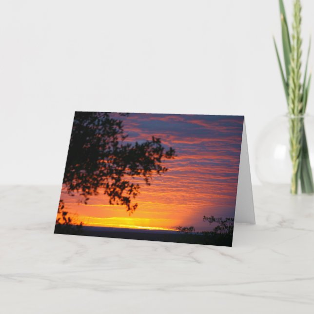 Sable Sunset Card (Front)